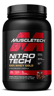 Nitro Tech 100% Whey Gold Muscletech 2 Lbs (910 G) Importada