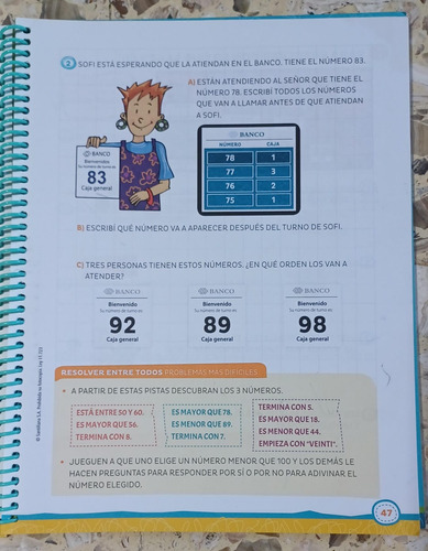El Libro De Mate 1 - Santillana, De Broitman, Claudia. Edito (Usado)