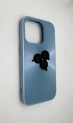 Funda Iphone 11 Compatible Magsafe Cristal C/protec Camara Celeste Iphone 11