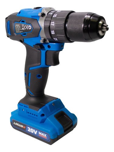 Taladro Percutor Logus 20v Brushless 13mm 2 Velocidades