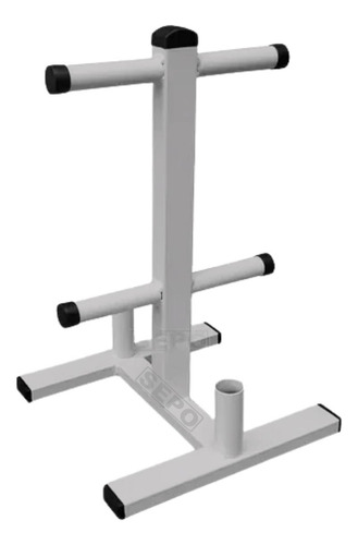 Kit Banco Para Supino 24kg Anilhas Emborrachadas + Barras