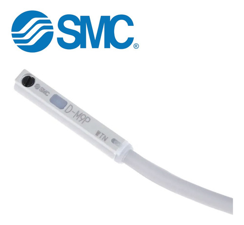 Sensor Magnético Smc, D-m9psapc - Pnp - 3 Fios, Conector M8