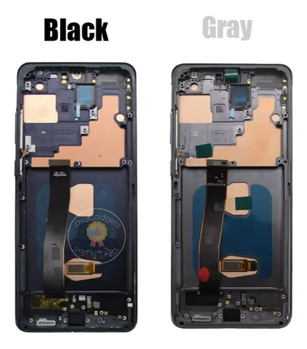 Sjp Tela Oled Com Moldura Para Samsung S20 Ultra G988u G988b