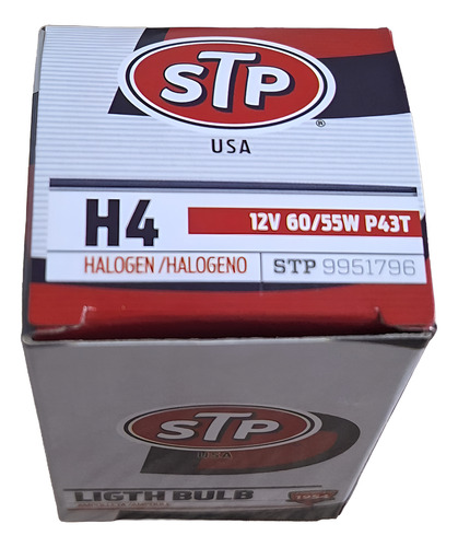 Ampolleta H4 Halogena Stp Toyota Yaris 2000-2014 Usa