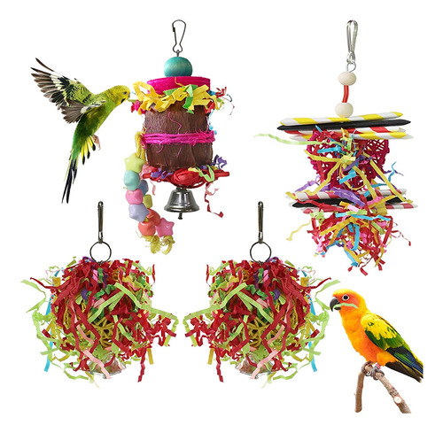 Brinquedos Trituradores De Pássaros Yuepet Para Papagaios Pe