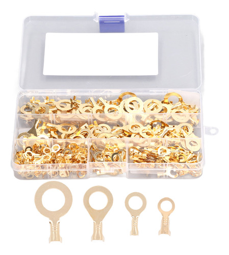Conector De Fio 300 Unidades Terminal Brass M5 M6 M10 Set Ki