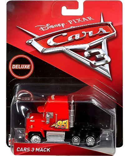 Mack Deluxe Oversized Cars 3 Disney Pixar fundido a presión, color rojo
