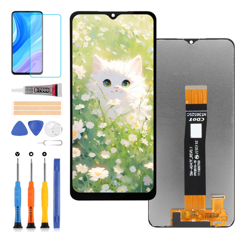 Para Pantalla Táctil Samsung A04s Sm-a047f Color Negro