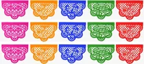 Comprar Decoración Papel Picado Mantel Muertos 10 Tiras 2.50 M Tira