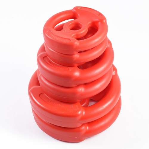 Imagen 2 de 4 de Discos Pesas Sol Recubiertos 5 Kg Gym Sport Maniac Fitness