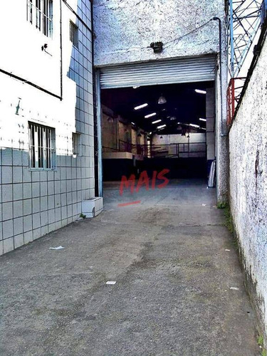 Imagem 2 de 11 de Galpão Para Alugar, 800 M² - Macuco - Santos/sp - Ga0013
