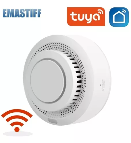 Sensor Detector De Humo Con Alarma Contra Incendios Wifi App