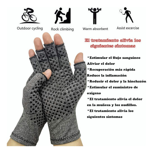 Guantes Artritis Reumatoide Térmicos Compresión Alivia Dolor