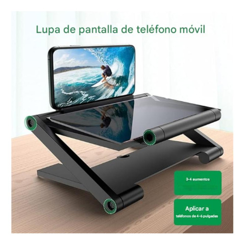 Amplificador De Pantalla 3d Hd Soporte Plegable 2 Niveles