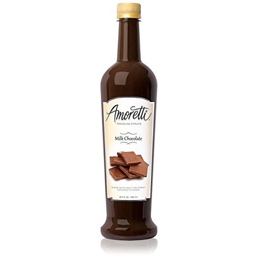 Jarabe De Primera Calidad Amoretti, Chocolate Con Leche, 25.
