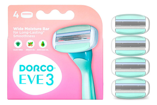 Dorco Eve 3 Maquinillas De Afeitar Para Mujer Para Un Afeita