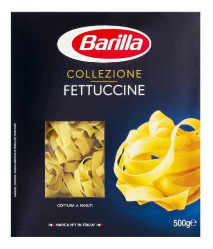 Macarrão Italiano Fettuccine Barilla Caixa 500g