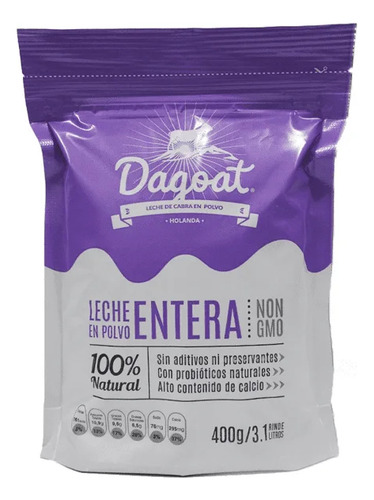 Dagoat Leche De Cabra Entera 400g