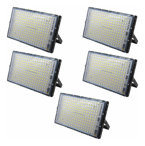 Paquete 5pz Reflector Led 200w 2000w Alta Potencia Slim