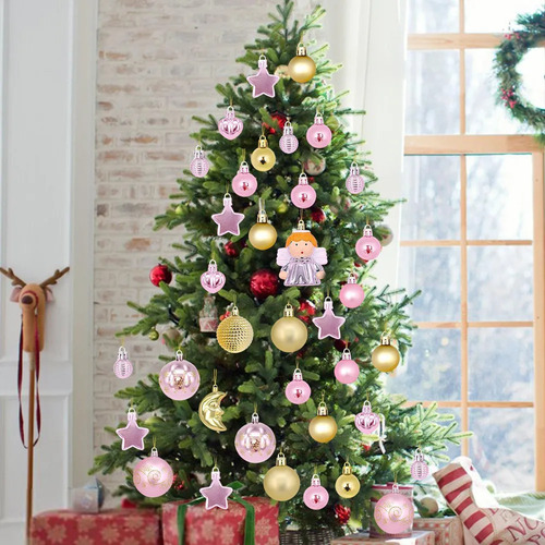 Adorno De Bola De Navidad, Decoración Pequeña Para Bolas De