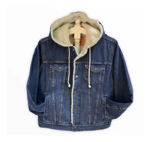 Chaqueta Hombre Levis Ovejera Jean Capota Original Peluche
