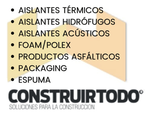 Placa De Espuma De Polietileno Alta Densidad 20mm 1x2mts