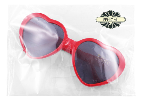 Imagen 5 de 8 de Gafas De Difracción Fenical Rojo Forma De Corazón Festival L