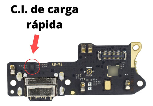 Placa Flex Carga Conector Compatível Redmi 9t/poco M3 Turbo