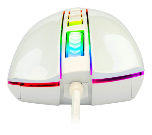 Imagem 8 de 8 de Mouse Gamer Cobra Lunar White Chroma Rgb 10000dpi M711w