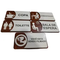 Comprar Placa Para Salas Banheiro Escritórios E Consultóio