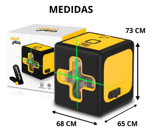 Mini Nível A Laser Verde 20m Autonivelante Profissional 2 L