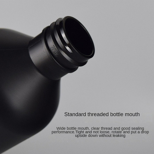 Jabón Líquido En Botella De Jabón Negro Mate De 300/500 Ml