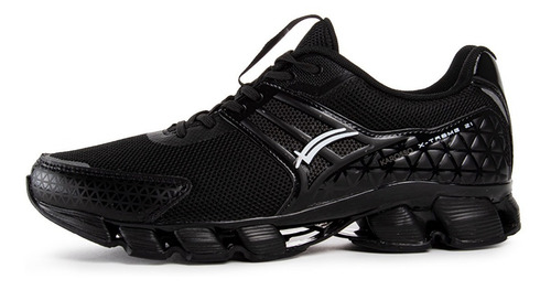 Imagen 3 de 6 de Tenis Para Correr Hombre Karosso Negro 6331