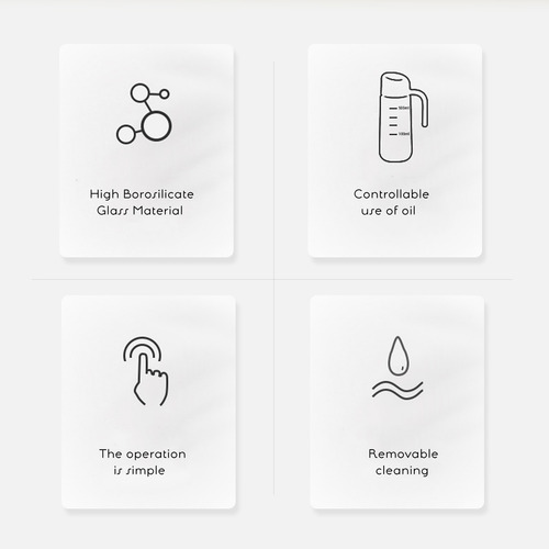 Cafetera Portátil De Vidrio De Gran Capacidad De 1 Pieza