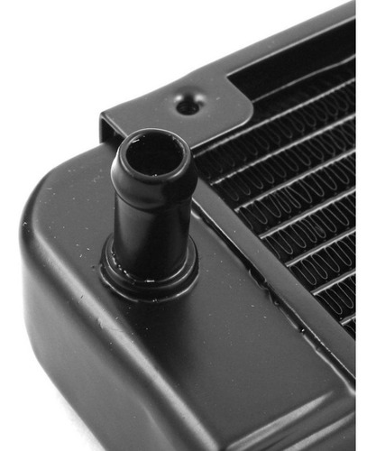 Imagen 3 de 3 de Radiador Watercooling 240mm Aluminio Racores 1/4 Id-cooling