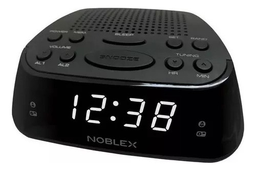 Radioreloj Noblex Rj960 Snooze Doble Alarma Am Fm