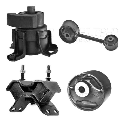 Kit 4 Soportes Motor Y Caja Toyota Sienna 3.0 V6 1998-2003