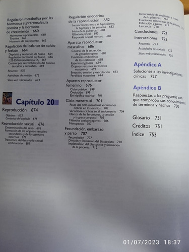 Fisiología Humana (Usado)