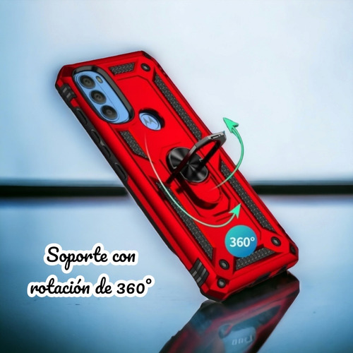 Funda Con Soporte De Anillo Para Xiaomi Redmi 13c + 2 Micas