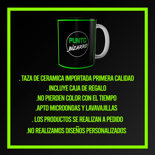 Taza De Ceramica - Lagrimas De Zurdo