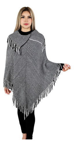 Capa Poncho Tejida Para Mujer Marca Vasarelli