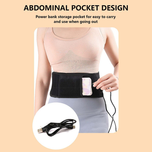 Protección Térmica De Cintura J New Usb Con Velcro, Color Cá