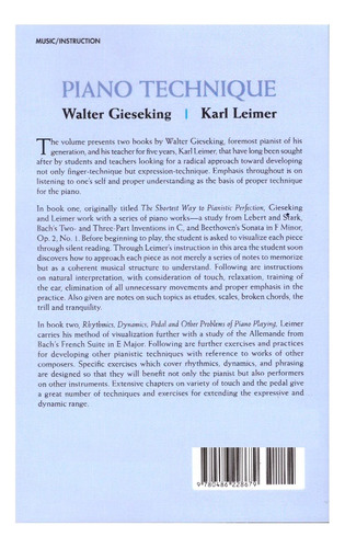 Leimer-gieseking: Piano Technique.