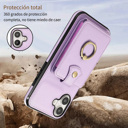 Funda Para Samsung Galaxy S21fe/s20/s20 Plus Funda De Teléfono Tipo Cartera Con Tarjetero Y Anillo Giratorio De 360°