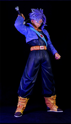 Figura De Dragon Ball Z Trunks Ssj 43cm Alto Pvc