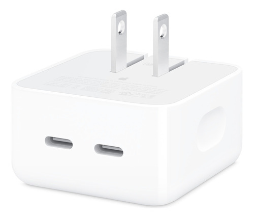 Cargador Apple Usb-c Dual 35w Carga Rápida iPhone Macbook