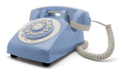 Telefono Estilo Retro 70 Campanilla Retro Y Cable
