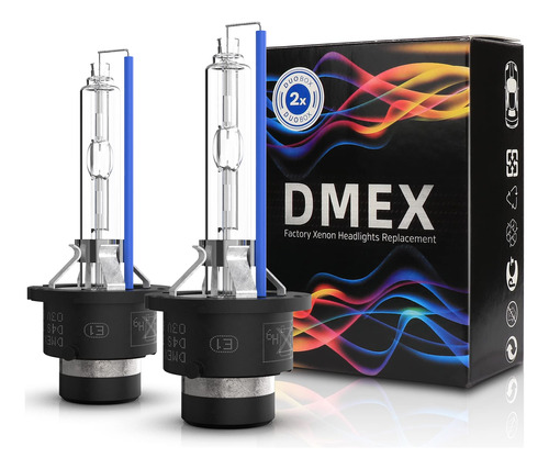 Dmex Foco Repuesto Para Faro Delantero Xenon (2 Unidades)