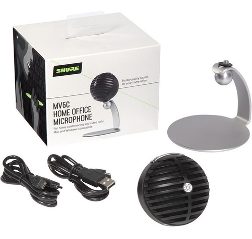 Imagen 3 de 4 de Shure Mv5c Micrófono Consenser Usb Para Home Office