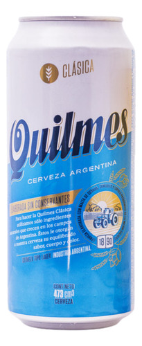 Pack Cerveza Quilmes Clásica X6u + Quilmes 0.0 Lata 473 X6u